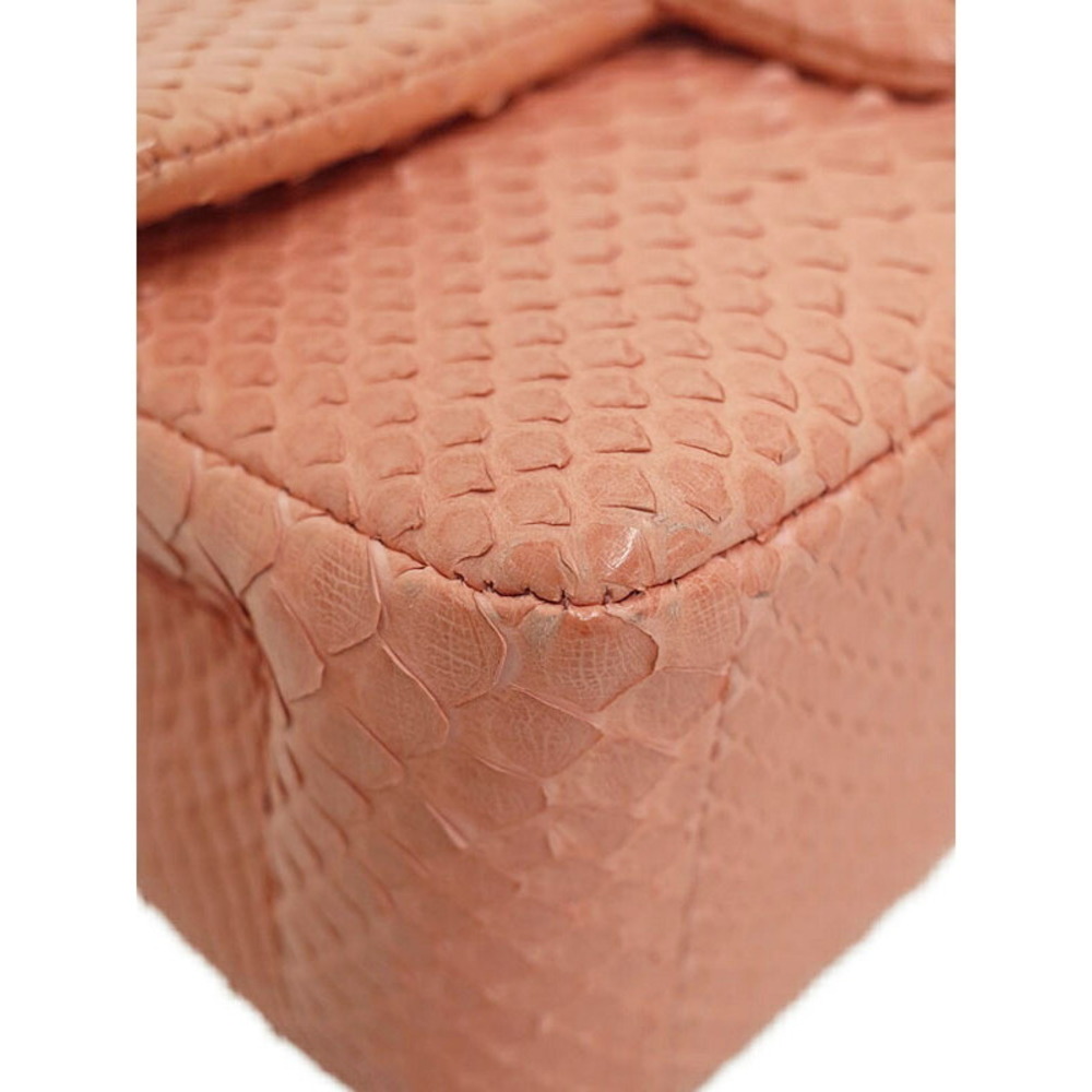 Chanel Python Chain Bag Shoulder Pink - Picture 9 of 9